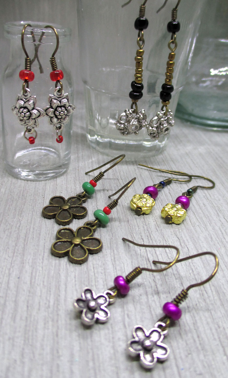Flower 5 earrings